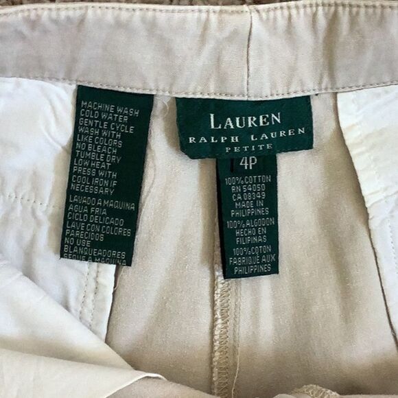Ralph Lauren Woman’s Tan Shorts Final Price. - Picture 3 of 3
